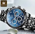 OLE_VS 2889 Watches for Men Diamond Business Dress Analog Quartz Stainless Steel Date Luxury Casual Fashion Wrist Watch.