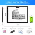 A3 Light Pad Wireless Battery Powered Light Box Artcraft Tracing Pad Rechargeable Light Board for Artists Drawing X-ray.