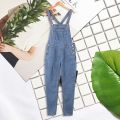 Fashion Male One Piece Pants Jeans Streetwear Mens Pocket Fashion Simple Jeans Overall Jumpsuit Streetwear Summer Autumn. 