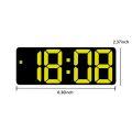 Modern Simplicity LED Digital Wall Clock Temperature Display Brightness Alarms Clock Wall Clock for House Home Office Decoration.