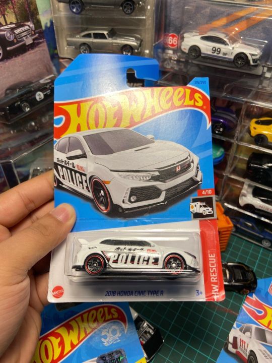 Hot%20Wheels%20(Mainline/%20Special%20Edition)%202018%20Honda%20Civic%20Type%20R%20White,%20Scale%20-%201:64%20-%20Image%204