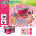GC Kids Picnic Basket Food Toy Set Pretend Play Camping Set With Play Food For Boys Girls Birthday Gifts. 
