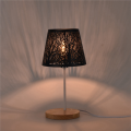 Small Lamp Shade Clip on Bulb,Barrel Metal Lampshade with Pattern of Trees for Table Chandelier Wall Lamp White. 