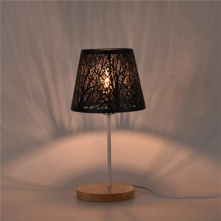 Small%20Lamp%20Shade%20Clip%20on%20Bulb,Barrel%20Metal%20Lampshade%20with%20Pattern%20of%20Trees%20for%20Table%20Chandelier%20Wall%20Lamp%20White%20-%20Image%202