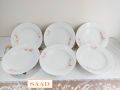 6 Pcs Deep Dinner Plate set 9 Inch. Everyday Use Rice Dinner Plate. Deep Rice Dinner Plate, Exclusive Beli Flower Pint Rice Plate. Microwave oven save.. 