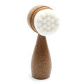 Coconut Shred Handle Face Cleansing Brush Double-Sided Facial Cleanser Blackhead Removal Pore Cleaner Exfoliator Scrub Brush. 