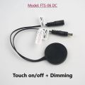 New DC12V 24V Smart Sensor 5A 60W Wood Board Touch Switch Penetrable LED Light Switch for Cabinet LED Light.