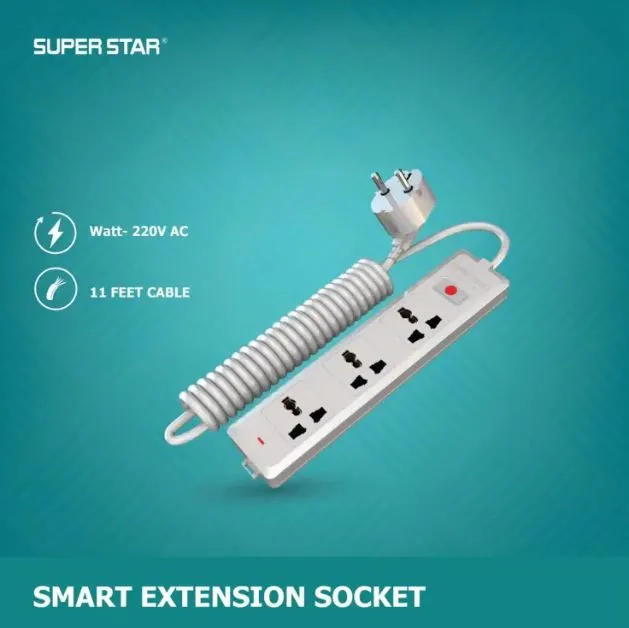 Multi%20Plug-%20Super%20Star%20(SSG)%20Smart%20Extension%20Socket%202%20PIN%203%20Socket%20-%20Image%203