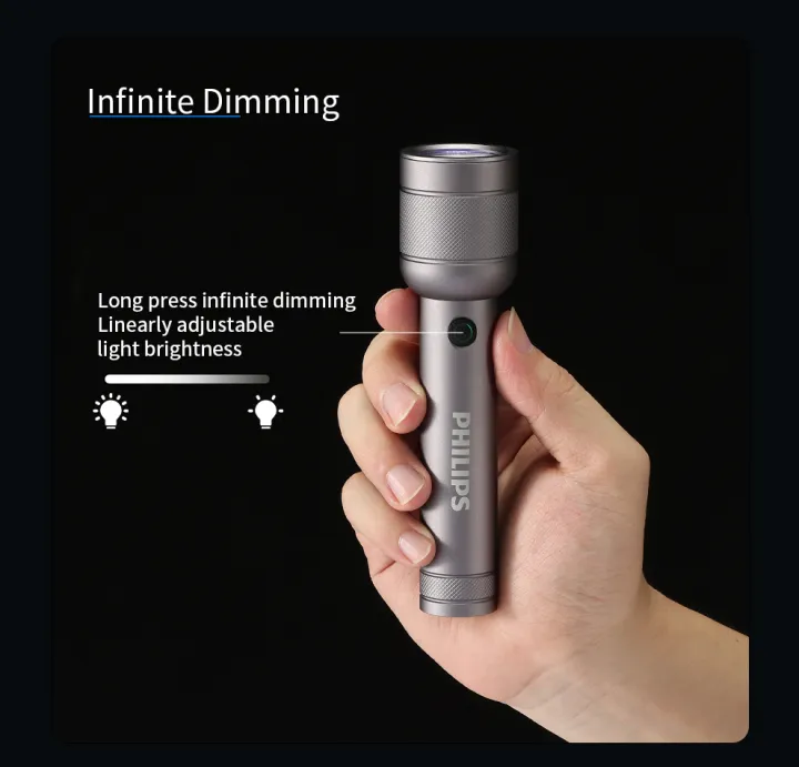 Philips%20Rechargeable%20Flashlight%20Torch%20LED%20USB%20Portable%20Torches,%204%20Modes%20Aluminum%20Alloy%20Torchlight,%206500K%20Lamp%20Beads,LED%20Super%20Bright%20-%20Image%205
