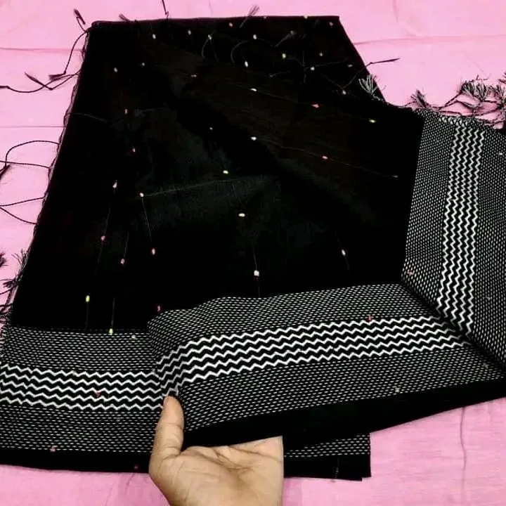 Tangail%20Halfsilk%20Tat%20Saree%20Without%20Blouse%20Piece%20For%20Women%20-%20Image%204