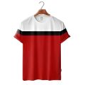 Multy and White(Print) Cotton half Sleeve T-Shirt For Men.