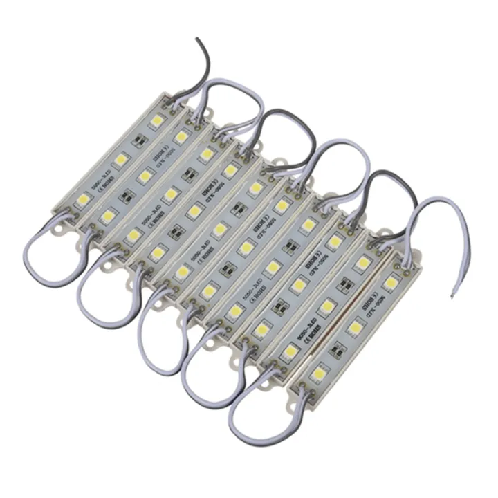 50Pcs%205050%20SMD%203%20LED%20Module%20LED%20Strip%20String%20Light%20Waterproof%20DC%2012V%20Cool%20White%20-%20Image%203