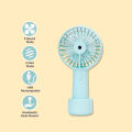 Stylish Handy Mini USB Lithium Battery Rechargeable Hand Fan. 