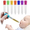 Baby Feeding Medicine Dropper Liquid Dropper 5ml (Color as per Stock). 