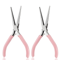2 Pack Needle Nose Pliers, 6 Inch Long Nose Pliers. 
