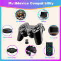 2.4G Wireless Controller With 360° Joystick For PS3/Video Game Consoles/PC/TV Box/Laptop Gamepad For Batocera Gaming Hard Drive. 