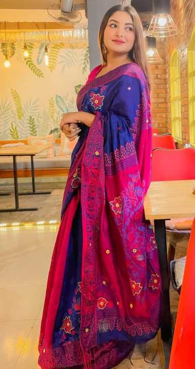 Hand%20Made%20Dhupian%20Silk%20Saree%20For%20women%20-%20Image%202