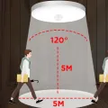 Led Ceiling Lights with Motion Sensor 12W 18W Smart PIR Motion Sensor Ceiling Lamps for indoor LIghting Stair Corridor. 