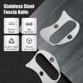Iastm Body Massager Gua Sha Facial Tool, Stainless Steel GuaSha Massage Tool Facial Silver Metal Gua Sha Board SPA Acupuncture. 