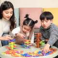 Balance Block Montessori Toys Parent Children Interactive Stacking Games Toys Tree Stacking Blocks for Age 4 5 6 Unisex Boys Gifts. 