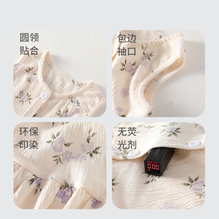 Girl's%20dress,%20children's%20cardigan%20sleeveless%20top,%20princess%20floral%20skirt,%20printed%20with%20foreign%20style,%20cute%20girl%20in%20summer%20-%20Image%204
