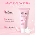 LAIKOU Japan Sakura Face Cleanser Sakura Cream Face Serum Brightening Whitening Cherry Blossom Skin Care Set 3pcs. 