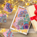 Diamond Painting Corner Bookmark 5D DIY Page Book Marks Triangle Book Lovers Gifts For Craft Women Girls.