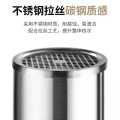 Wall Ashtray Dustbin For Hotel Stainless Steel. 