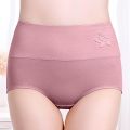 Women Underwear High Waist Cotton Panties Full Coverage Ladies Briefs- 1Pcs - Panty.