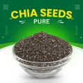 Premium Organic Chia Seeds 1kg Jar - High in Omega-3, Fiber, Antioxidants, for Healthy Diet & Weight Management. 