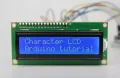 LCD display 16x2 with I²C interface Model 1602A. 