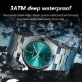 POEDAGAR 930 Men's New Luxury Luminous Date Week Stainless Steel Quartz Watch For Men. 