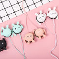 Earphone Wired Earphone Cartoon Earphone Cute Rabbit Wired Headset Portable Cute Student Earphone Love Series. 