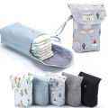【Support-Cod】 Waterproof Wet Bag Baby Diaper Storage Reusable Pocket Travel Beach Pool Daycare Dirty Baby Products. 