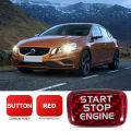 Car Engine Start Button Sticker for V40 V60 S60 S60L XC60 S80L S80. 