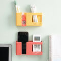 Wall Mounted 2-in-1 Mobile Phone Charging Stand and Multipurpose Storage Holder Bracket_Prime Mall. 