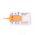 TE Measure Tool Tyre Tread Depth Gauge Tread Depth Meter Tool for Car Wheel white&yellow.