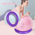 Gym Yoga Ball Base Non-slip Explosion-proof PVC Pilates Round Exercise Thicken Stable Balance Fixed Ring For 45-75cm Yoga Ball Vnce Lncei.