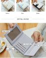 New Design Short Cartoon Purse for Girls - Cute Multi-Card Coin Wallet for Women - Zipper Purses Wallet with ID Window Card Holders.
