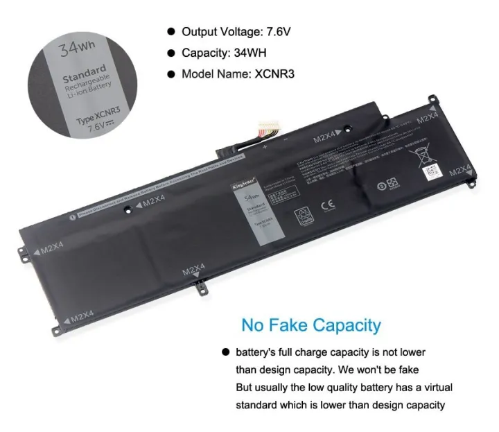 XCNR3%20Laptop%20Battery%20for%20%20Latitude%2013%207370%20E7370%20Ultrabook%20P63N%20WV7CG%200WV7CG%207.6V%2034WH%20-%20Image%202