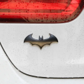 3D Metal Batman Car Sticker Logo for Bike Motor Car Silver Chrome Motor Emblem.