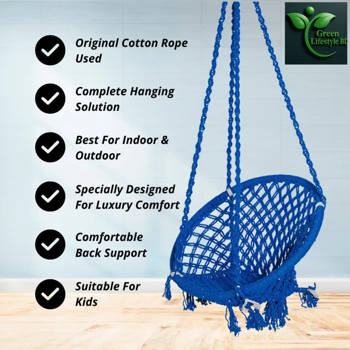 Premium%20Cotton%20Macrame%20Swing%20Chair,%20Durable%20Indoor/Outdoor%20Hammock%20Seat,%20120kg%20Capacity,%20New%20for%20Indoor%20&%20Outdoor%20Use%20-%20Image%205