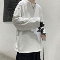 100% Cotton Oversize Men's Women T-shirt Man Long sleeves Pure Color Men t shirt T-shirts For Male Female Tops Dislikelike. 