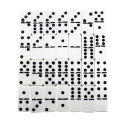 DOMINOES Games Set Black Dot - 28 Pcs.