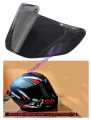 Vega helmet visor Black Colour. 