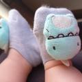 I LOVE DADDY&MUMMY-0-3Years Old Cute Baby Socks Children's Cartoon Socks Cotton Kids Socks Dispensing Non-slip Three-dimensional Baby Boy Baby Girl Socks. 