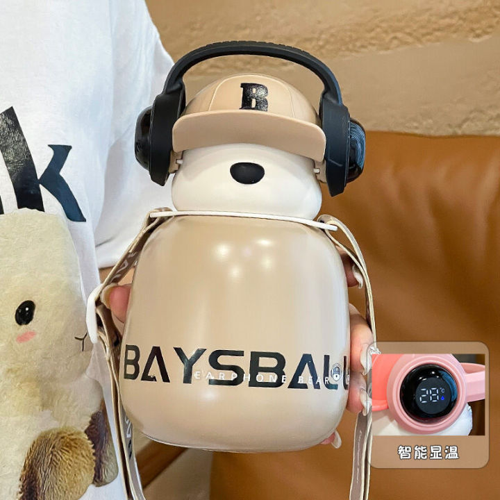 New%20Smart%20Earphone%20Bear%20Food%20Grade%20316%20Stainless%20Steel%20High%20Appearance%20Straw%20Student%20Children's%20Water%20Pot%20Insulation%20Cup%20-%20Image%209