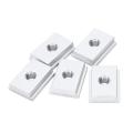 TWEXQNY-5Pcs M8 T-Track Slider Sliding Nut Aluminum Alloy T Slot Nut For Woodworking Tool Jigs Screw Slot Fastener.