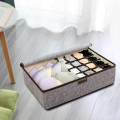 Closet Organizer Sock Storage Box with Lid Multipurpose Rectangular Bed Organizer.