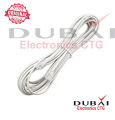 RJ11 Male from male plug telephone line simply its 6-foot 6p2C extension cable phone cord line. 